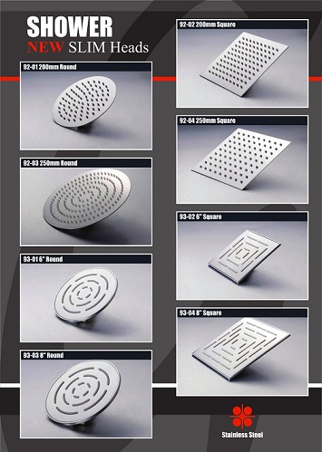 SHOWER NEW SLIM HEADS